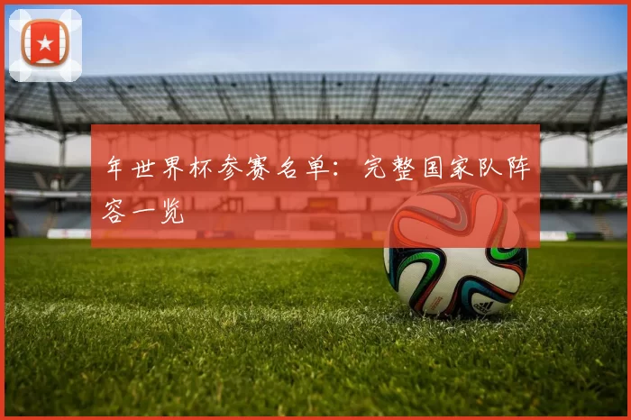 年世界杯参赛名单:完整国家队阵容一览